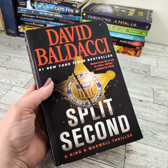 SPLIT SECOND King & Maxwell Thriller David Baldacci Trade Paperback 2021 Edition - Picture 1 of 10